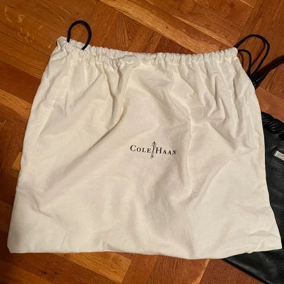 Cole Han Black Leather Shoulder tote/bag - Picture 11 of 11